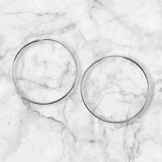 Silvercreoler i sterling silver, 40 mm