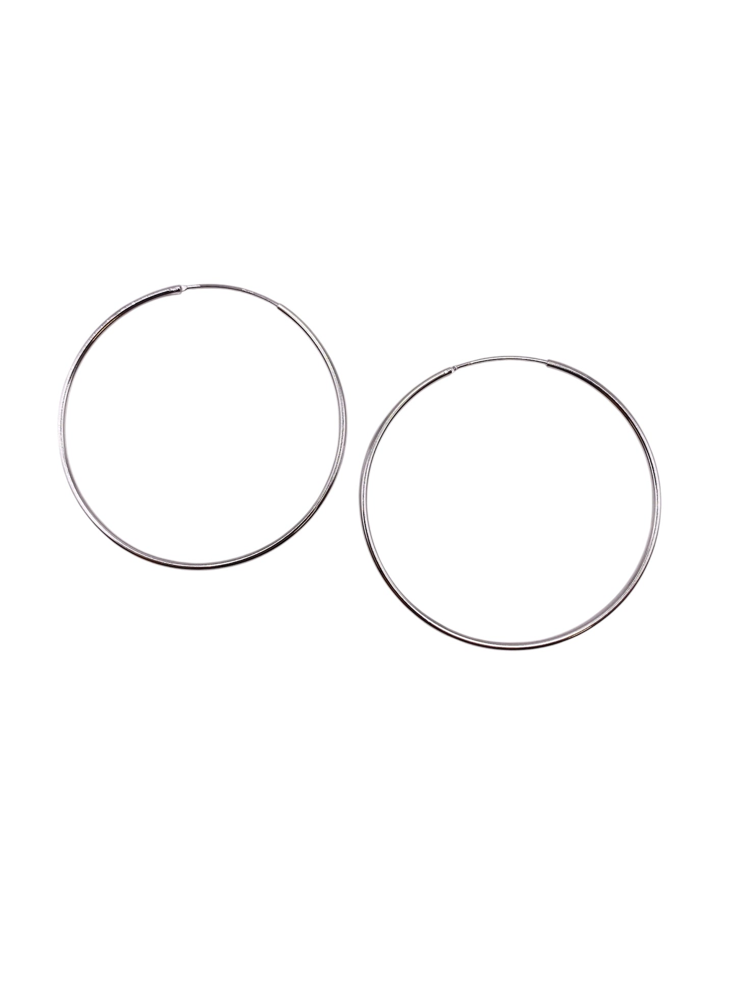 Silvercreoler i sterling silver, 40 mm