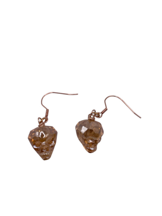 Kristallörhängen med döskalle