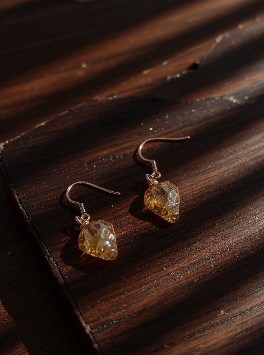 Kristallörhängen med döskalle